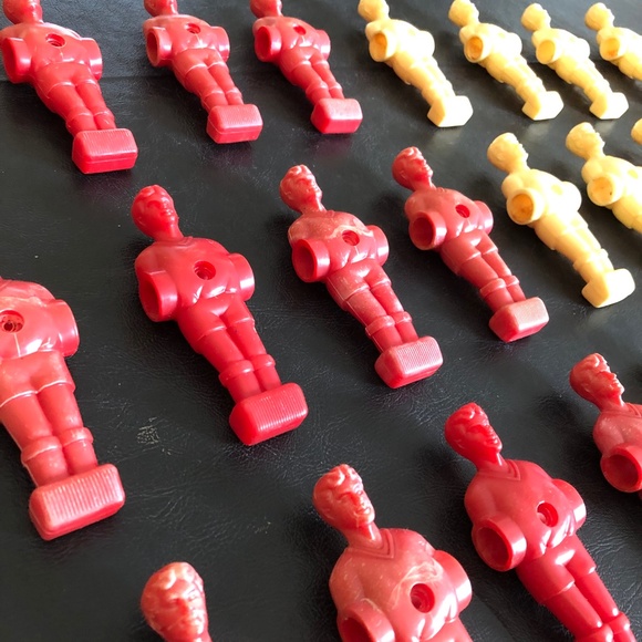 Foosball Soccer Table Games Players 4.25" (0.5" Side Holes) Replacement 26-piece - Picture 4 of 16